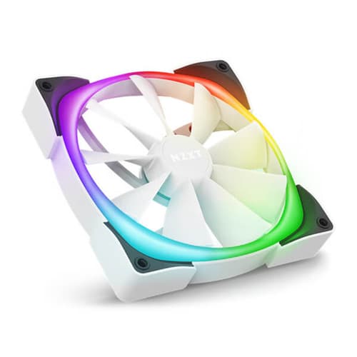Nzxt Aer RGB 2 White 140mm Cabinet Fan Kit (Twin Pack)